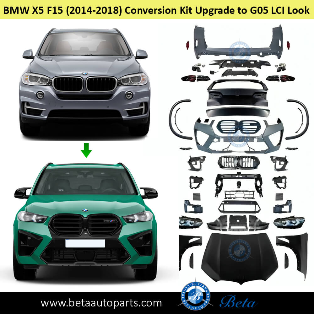 BMW X5 F15 (2014-2018), Body Kit Conversion Upgrade to G05 LCI M Look, China BMW X5 F15 (2014-2018), Body Kit Conversion Upgrade to G05 LCI M Look, China